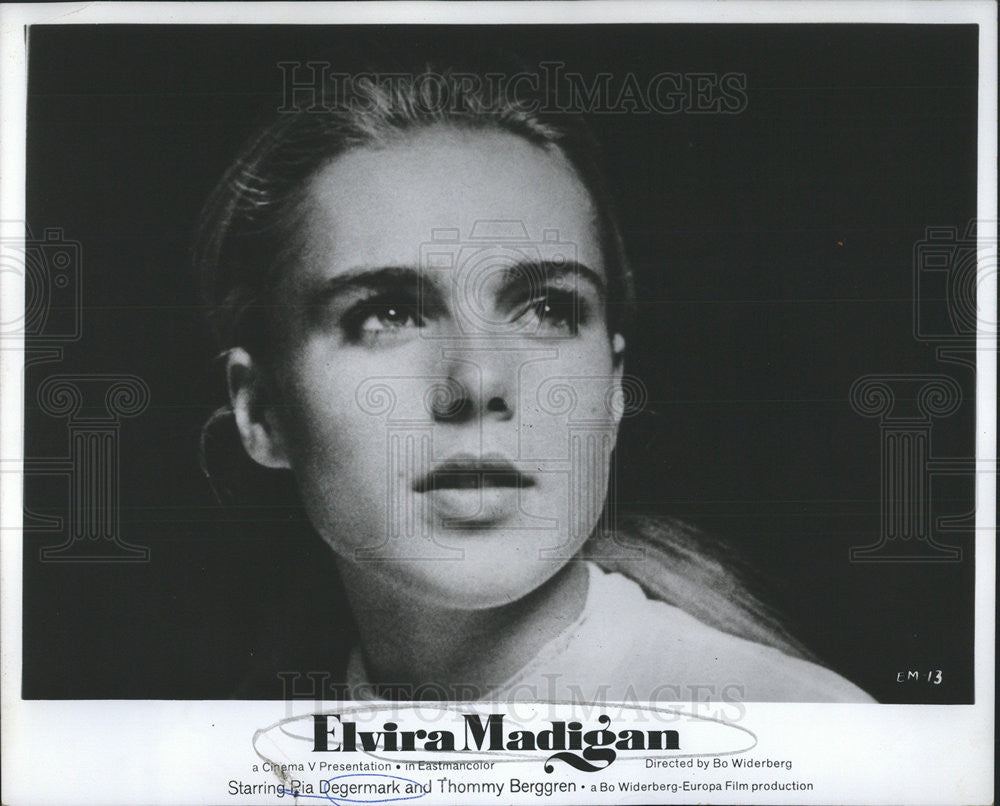 1968 Press Photo Actress Pia Degermark Elvira Madigan - Historic Images