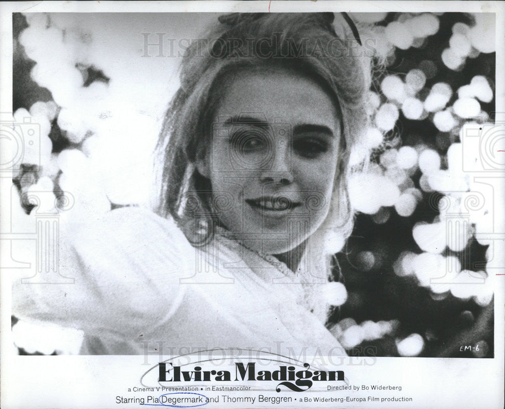 1968 Press Photo Pia Degermark Swedish Film Actress - Historic Images