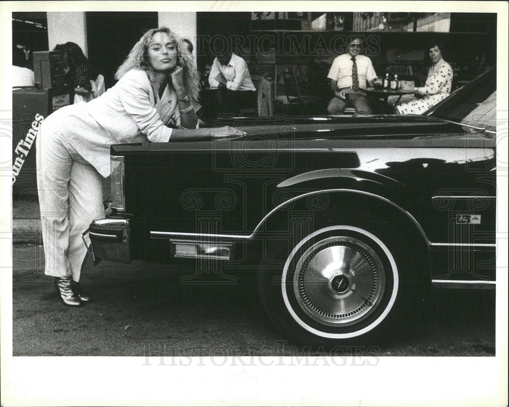 1983 Press Photo Jayell Danning at Ricardo&#39;s restaurant - Historic Images