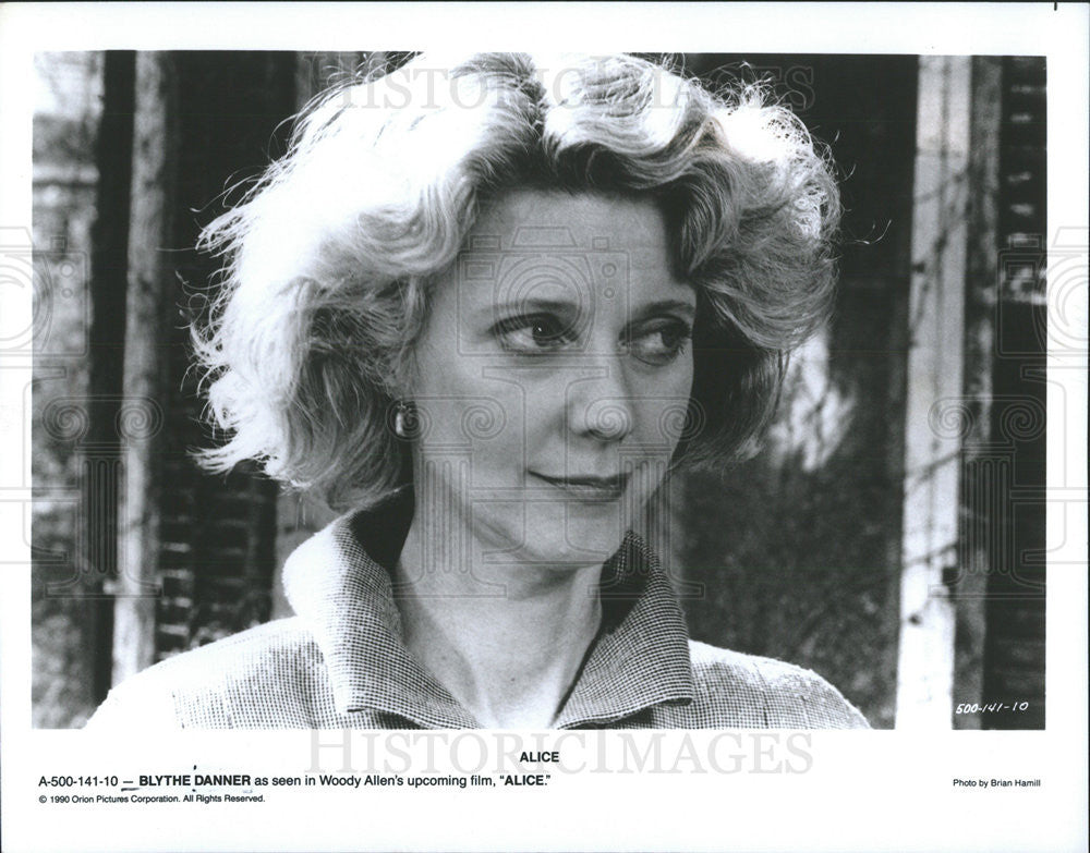 1990 Press Photo Blythe Danner in &quot;Alice&quot; - Historic Images