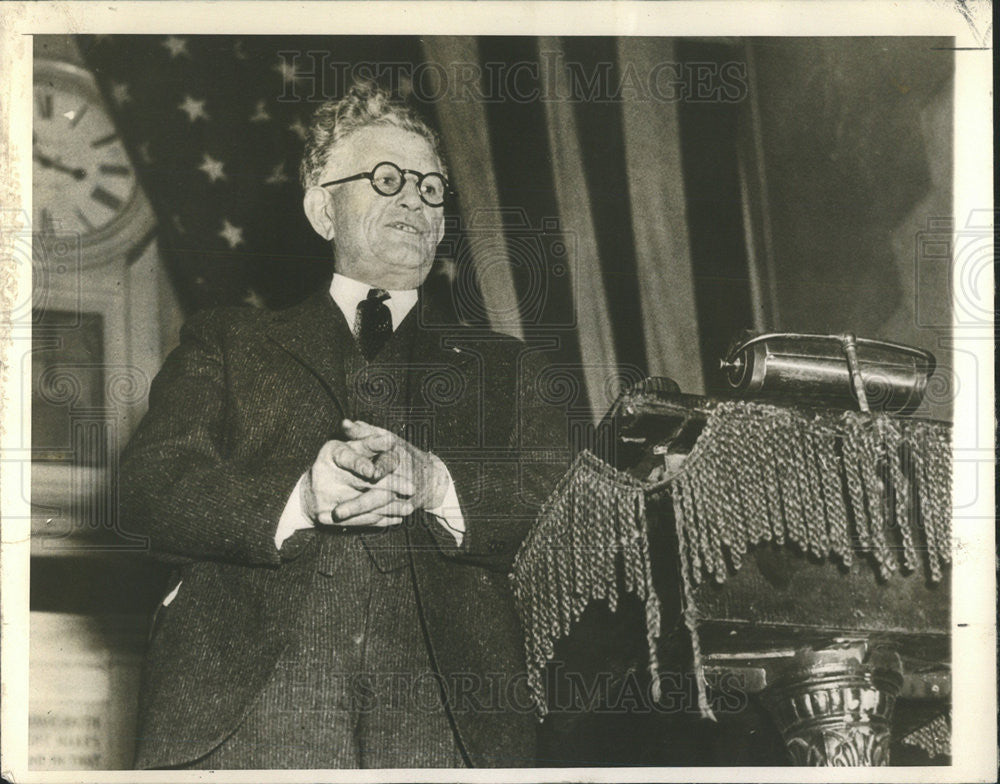 1936 Press Photo Death of Milo Reno President Natl Farmers Holiday Association - Historic Images