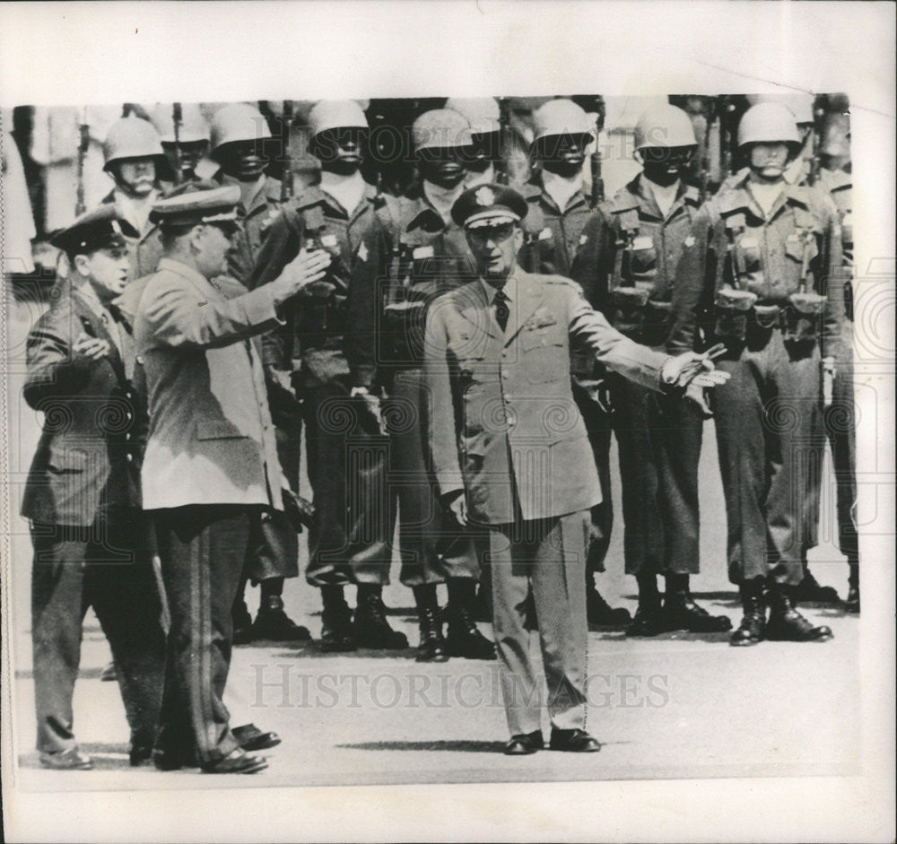 1962 Press Photo Russian Gen. Ivan Ignatievich, Yakubovski, commander US Army - Historic Images