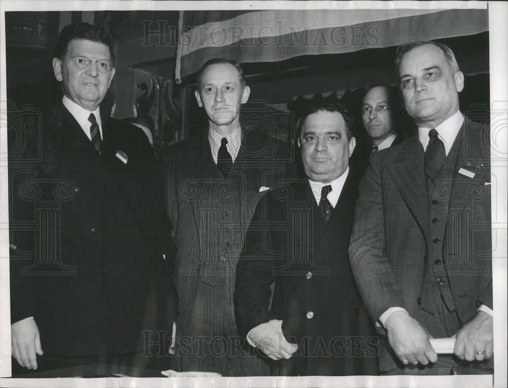 1937 Press Photo United States Cleveland Ohio Politician Mayor Harold H. Burton - Historic Images