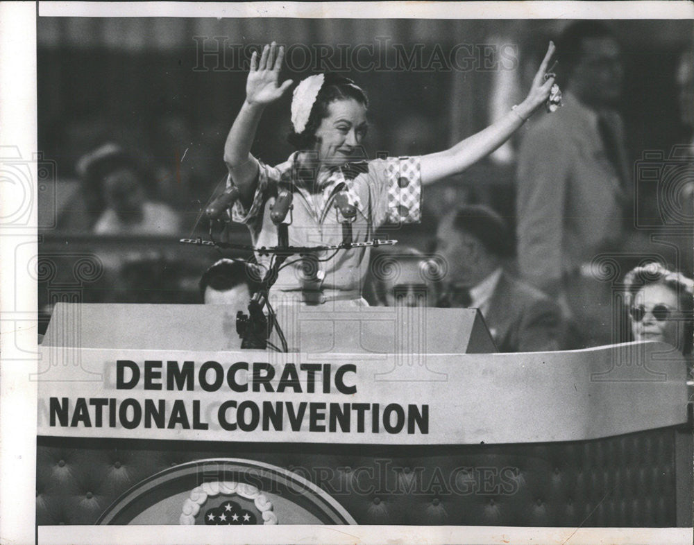 1956 Press Photo Mrs. Dorothy Vredenburgh Democratic Convention Executive - Historic Images