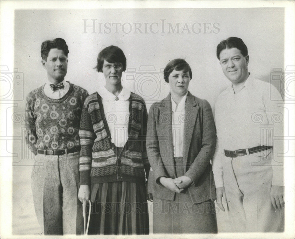 1938 Press Photo Campaigners Honeymooners - Historic Images