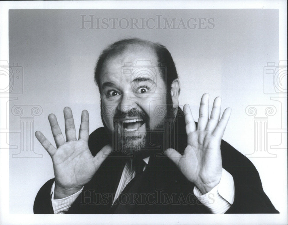 1985 Press Photo Comedian Dom DeLuise - Historic Images