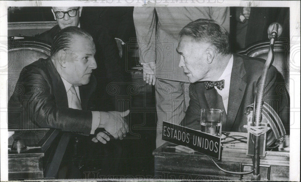 1960 Press Photo HORACIO LAFER DIPLOMAT POLITICIAN BUSINESSMAN BRAZIL CHRISTIAN - Historic Images