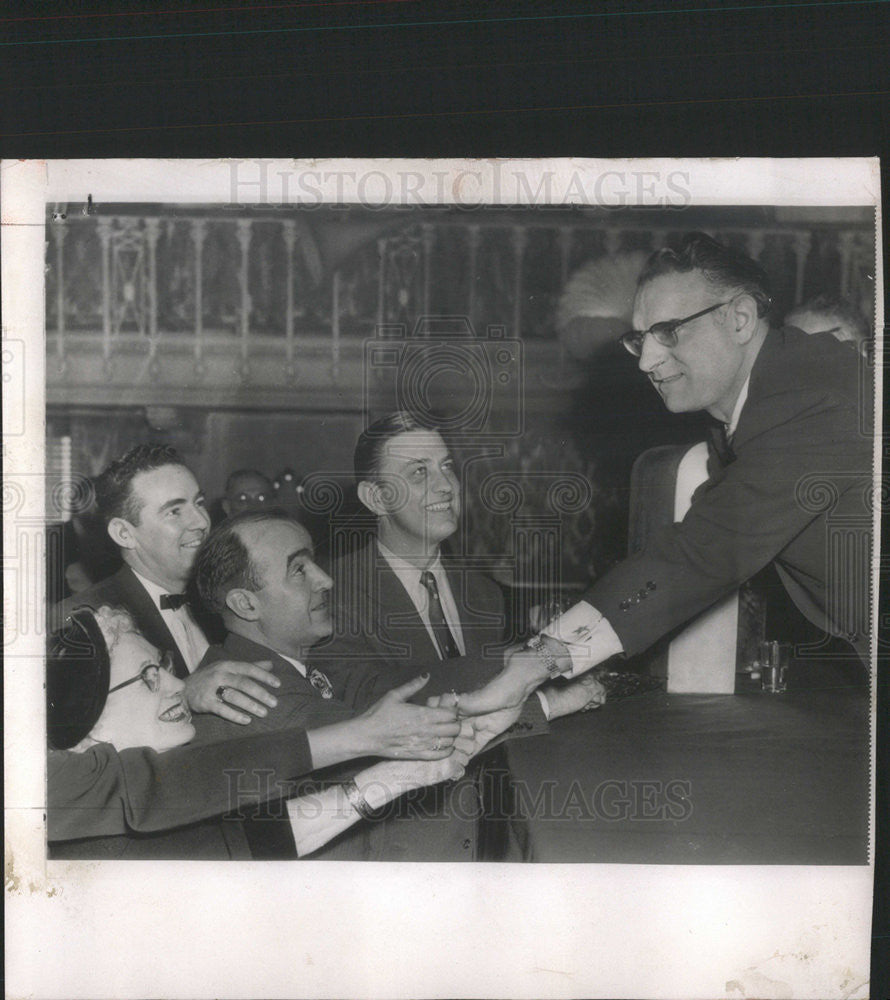 1954 Press Photo Carmine G. DeSapio Democratic National Committee - Historic Images