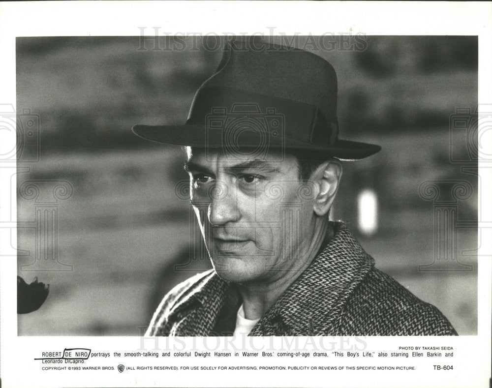 1993 Press Photo Robert DeNiro Actor This Boys Life Film Movie - Historic Images