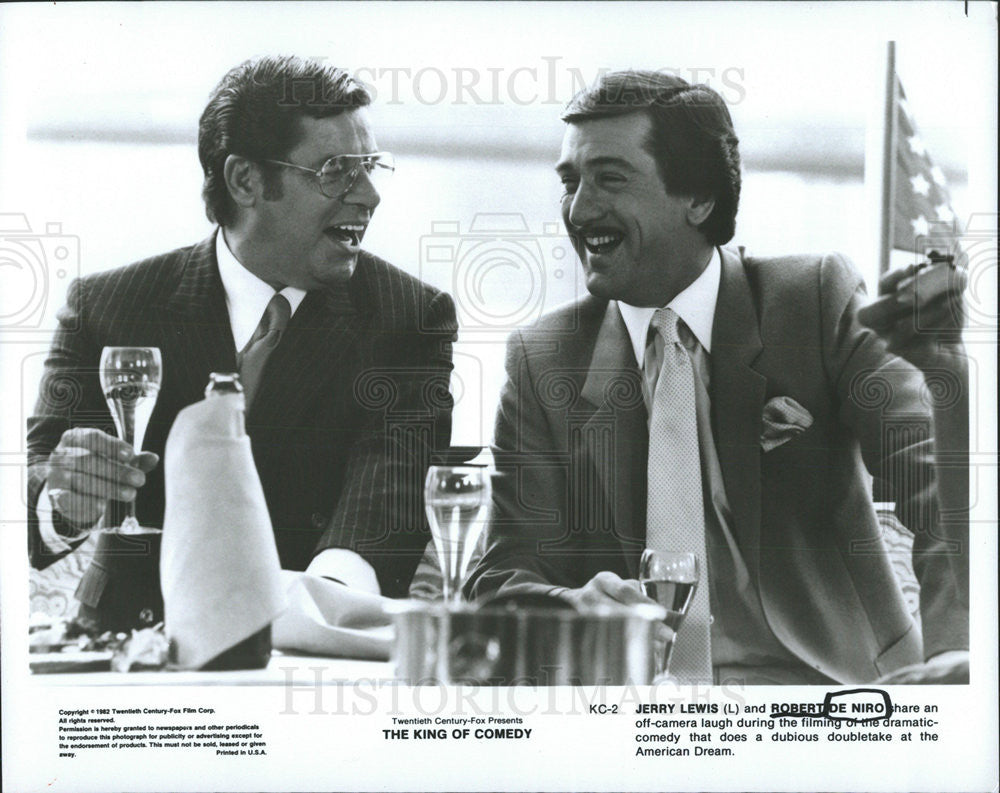 1984 Press Photo Robert De Niro American Film Television Actor Director - Historic Images