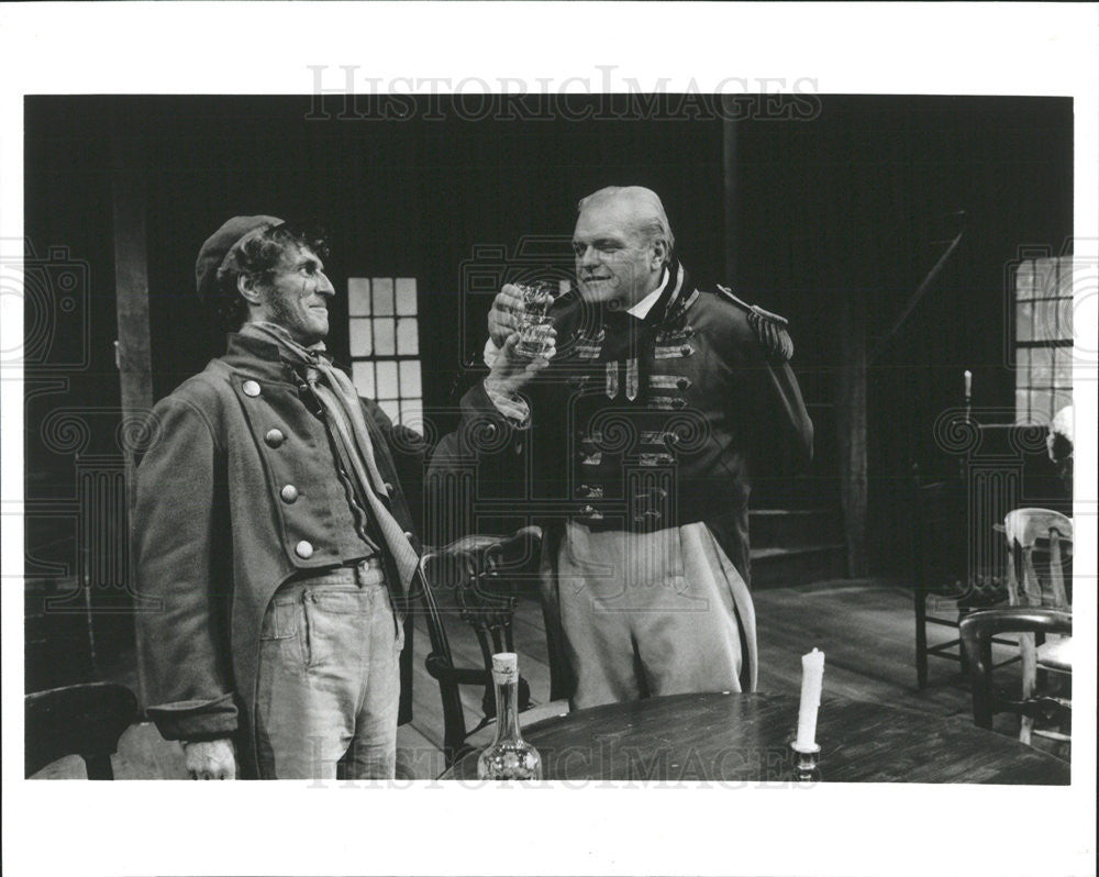 1996 Press Photo Actor Brian Dennehy &amp; Chris O&#39;Neill in &quot;A Touch of the Poet.&quot; - Historic Images