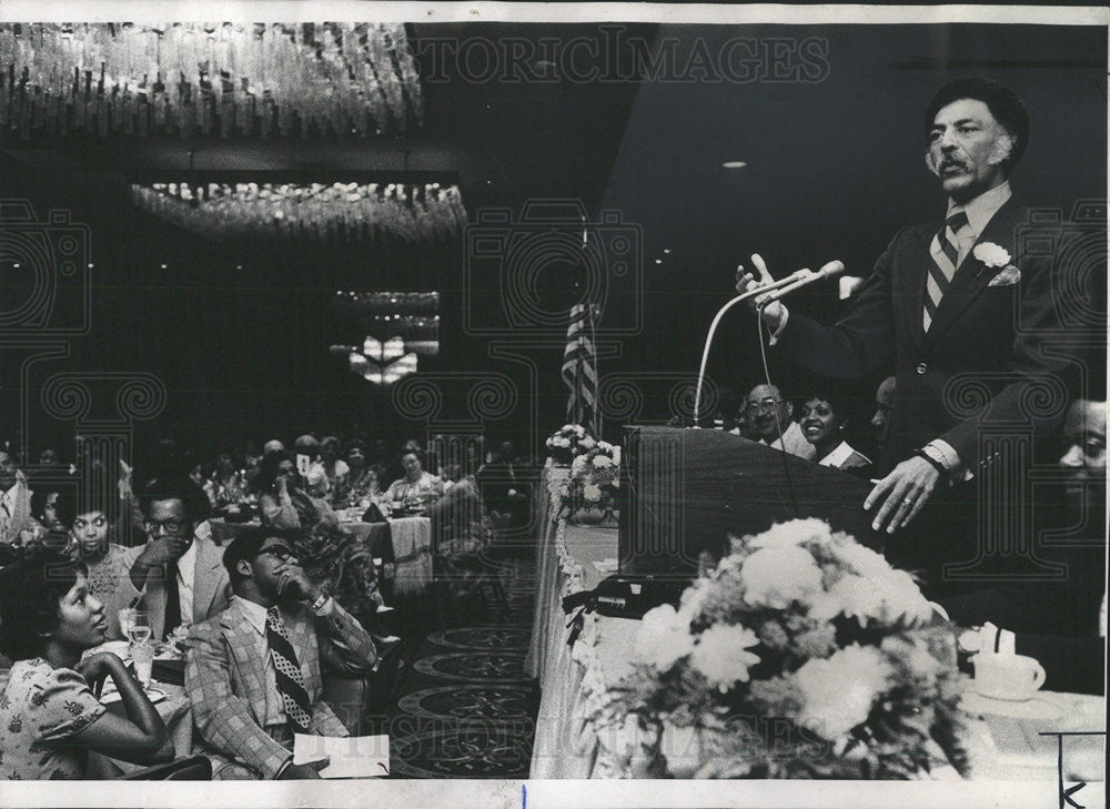 1974 Press Photo Ronald Dellums American Democratic Politician - Historic Images