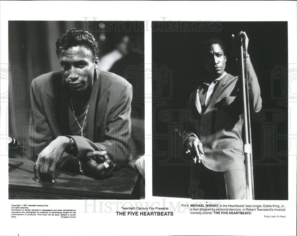 Michael Wright is the lead singer Eddie King Jr., in &quot;The Five Heartbeats.&quot; - Historic Images