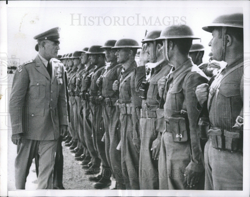 1952 Press Photo NATO Commander US Lt. Gen. Willard G. Wyman - Historic Images