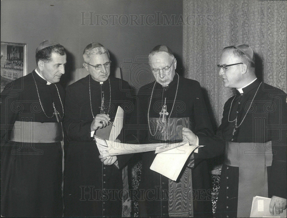 1965 Press Photo Aloysius J.Wycislo 8th Bishop of Roman Catholic, Wisconsin. - Historic Images