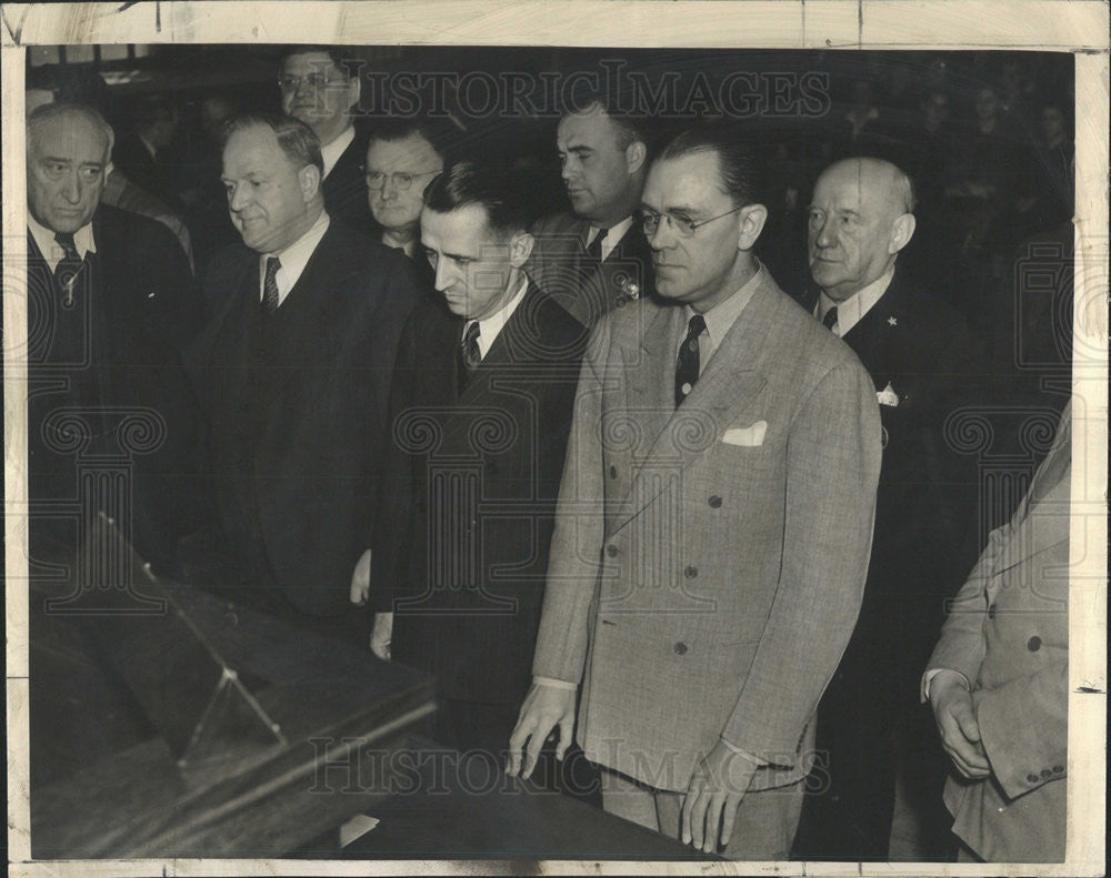 1938 Press Photo Olaf A.Lassen official Bankrupt &amp; Allum Company criminal court - Historic Images