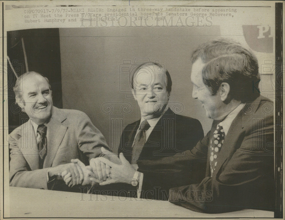 1972 Press Photo United States Politician South Dakota Senator George  McGovern - Historic Images