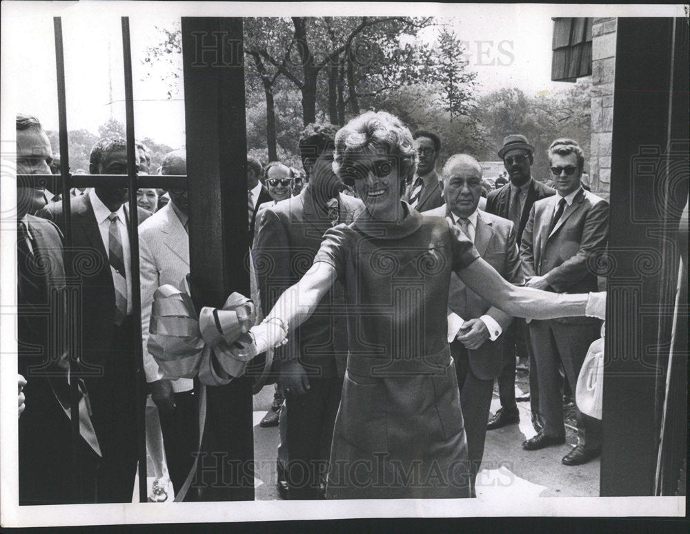 1970 Press Photo Mrs. Marshall F. Bynum Chicago City Socialite - Historic Images