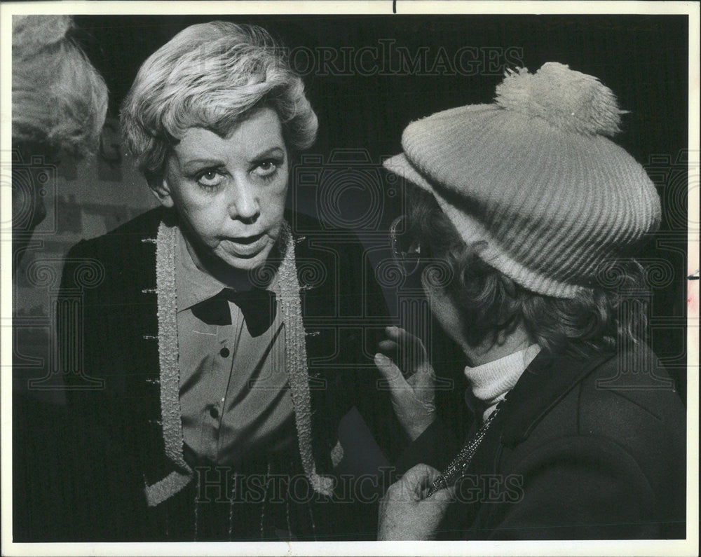 1983 Press Photo Jane Margaret Byrne Chicago Mayor senior citizens - Historic Images