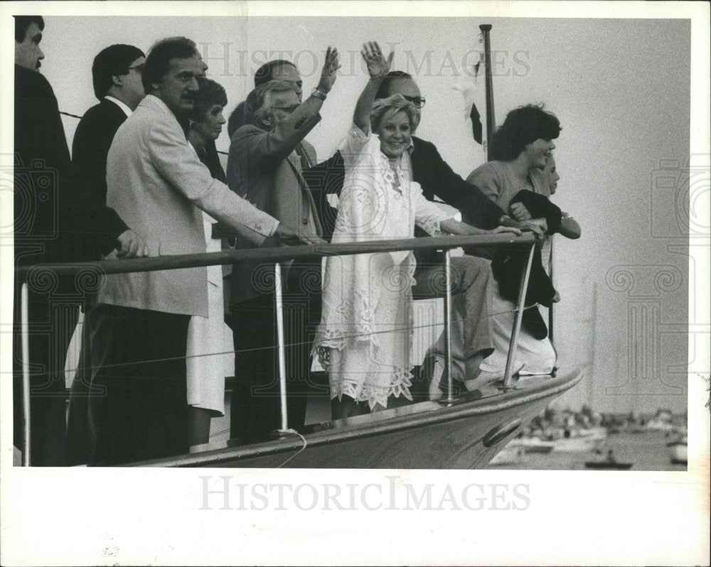 1982 Press Photo Mayor Jane Byrne Family - Historic Images