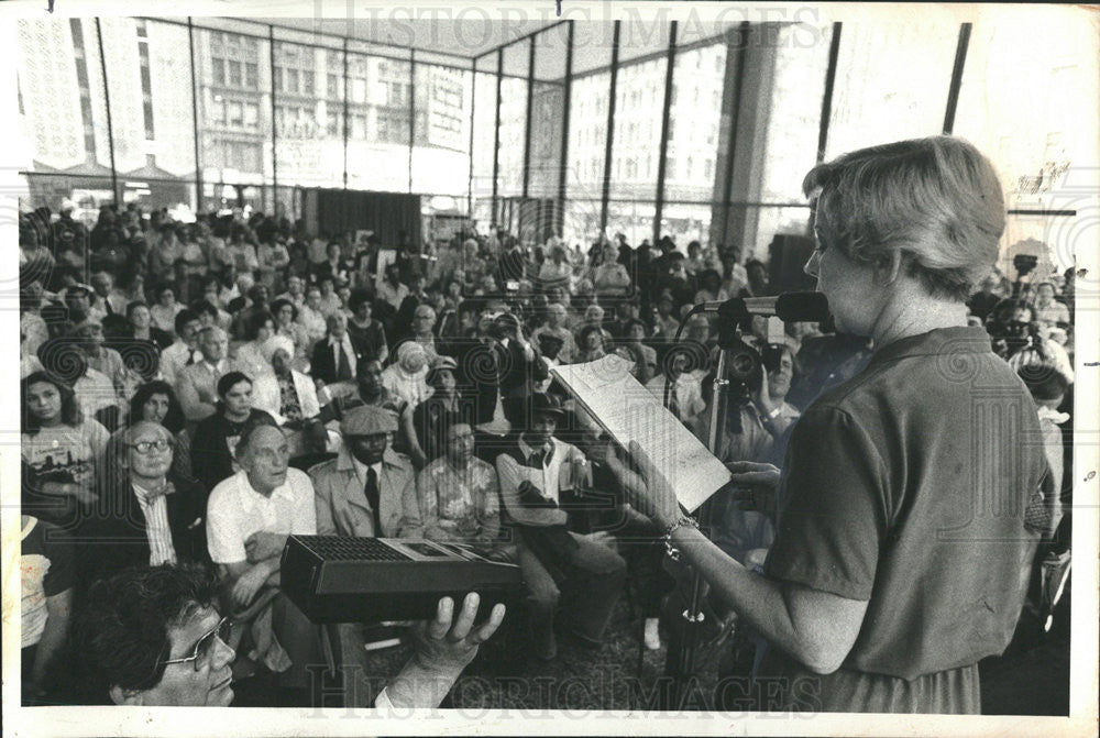 1979 Press Photo Jane Byrne American First Lady Mayor Politician Chicago Ill - Historic Images