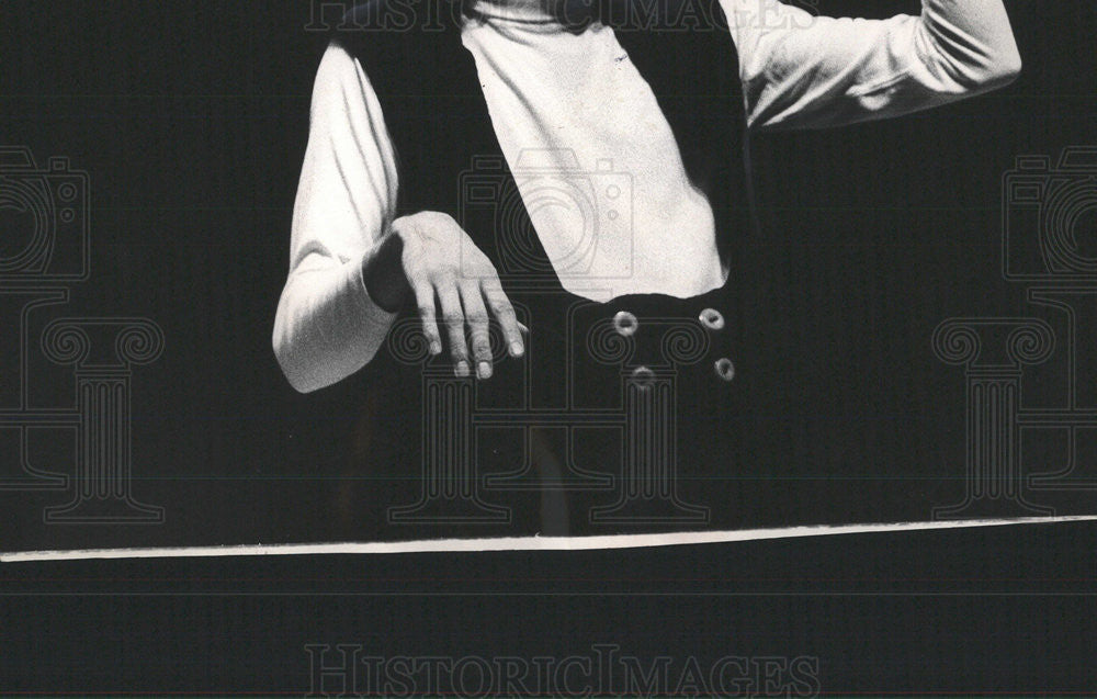 1973 Press Photo T,Daniel Marcel Marceau student Arlington Heights - Historic Images
