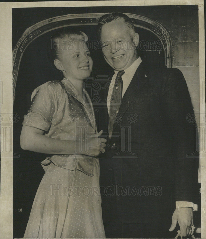 1955 Press Photo Billy Daniels Negro Singer Perrette Cameron Canadian governess - Historic Images