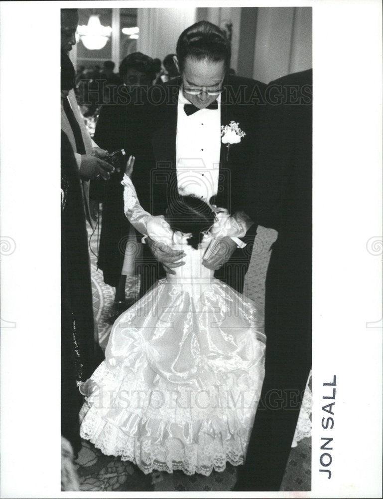 1993 Press Photo Reverend Wilbur Nathan Daniel Chicago Baptist Church Pastor - Historic Images