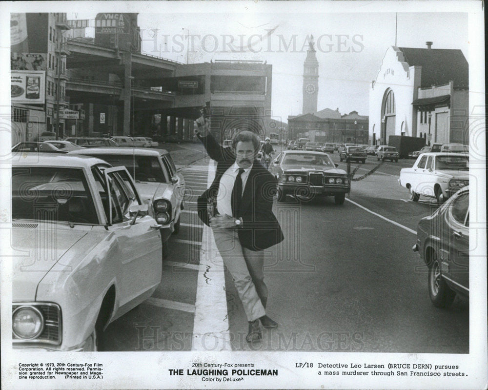 1974 Press Photo Bruce Dern American Film Television Actor Chicago Illinois - Historic Images