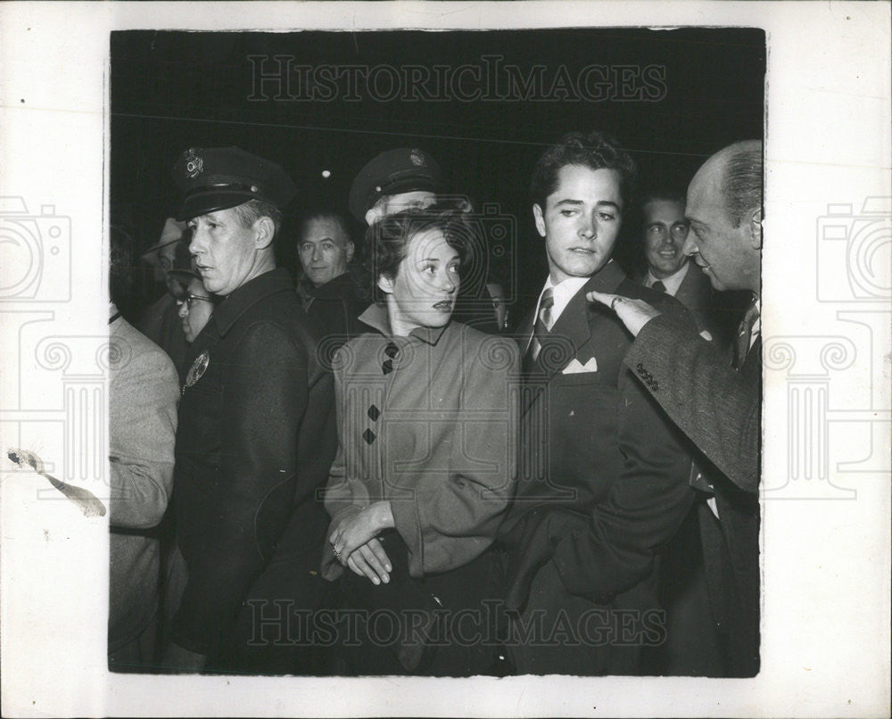 1950 Press Photo JOHN DEREK AMERICAN ACTOR DIRECTOR WIFE - Historic Images