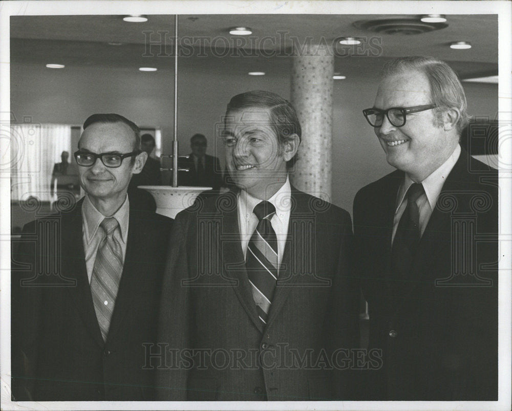 1971 Press Photo David R Derge American President Southern Illinois University - Historic Images