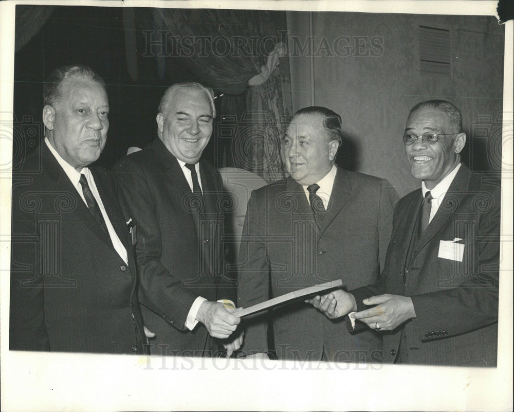 1965 Press Photo DR. ALBERT W. DENT PRESIDENT DILLARD UNIVERSITY NEW ORLEANS - Historic Images