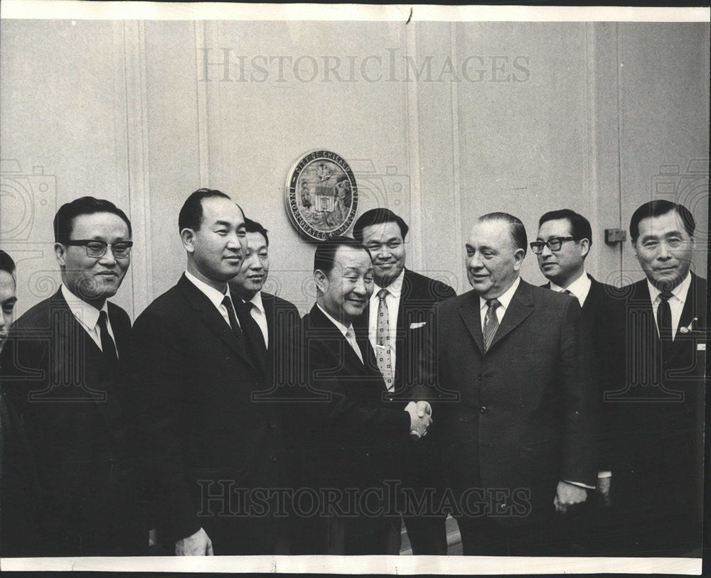 1967 Press Photo Choong Hoon Park, Korean Minister of Commerce and Industry - Historic Images