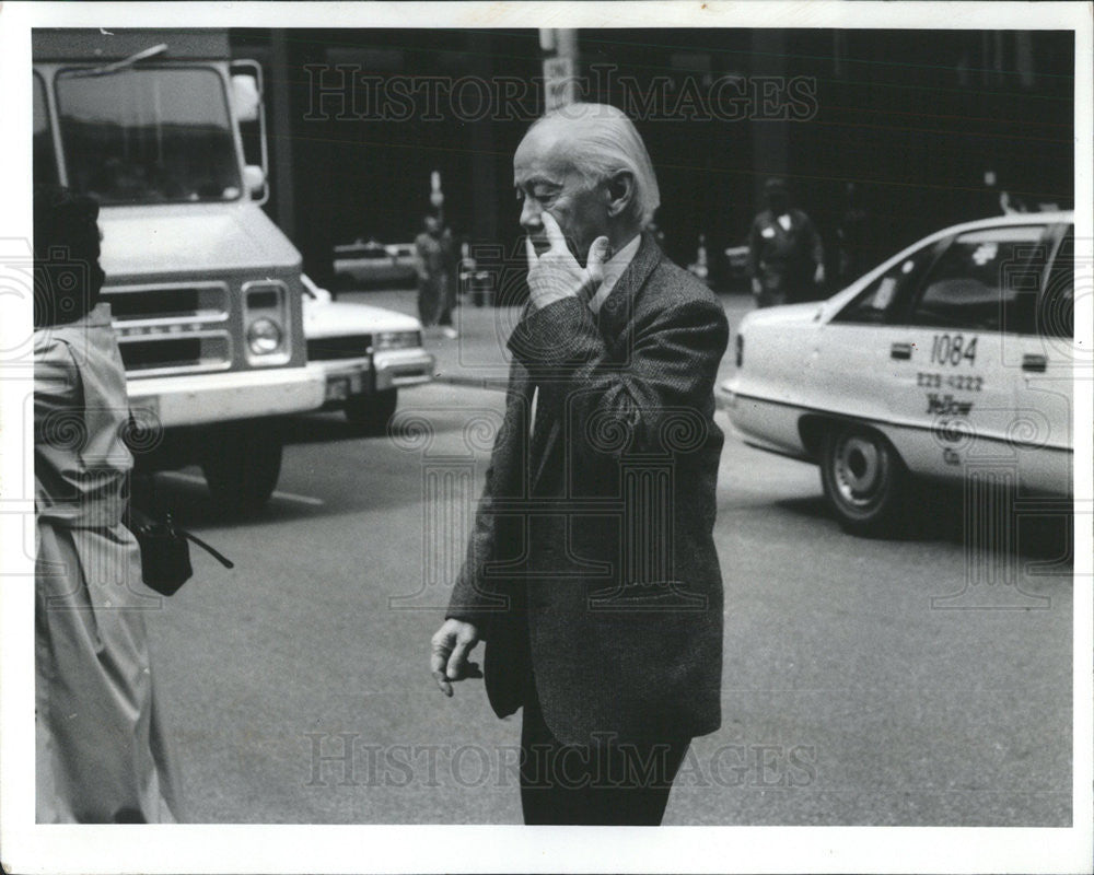 1991 Press Photo Wilson Moy American Defendants Leong Payoff Trial Chicago - Historic Images