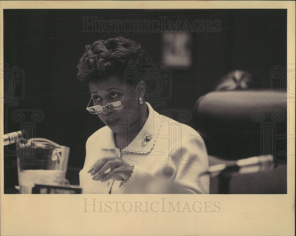 1994 Press Photo Carol Moseley Braun American Politician Lawyer US Senator Mich - Historic Images