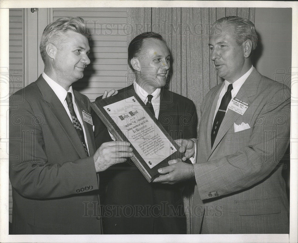 1954 Press Photo New York NBC Television Co-producer John Rust ...