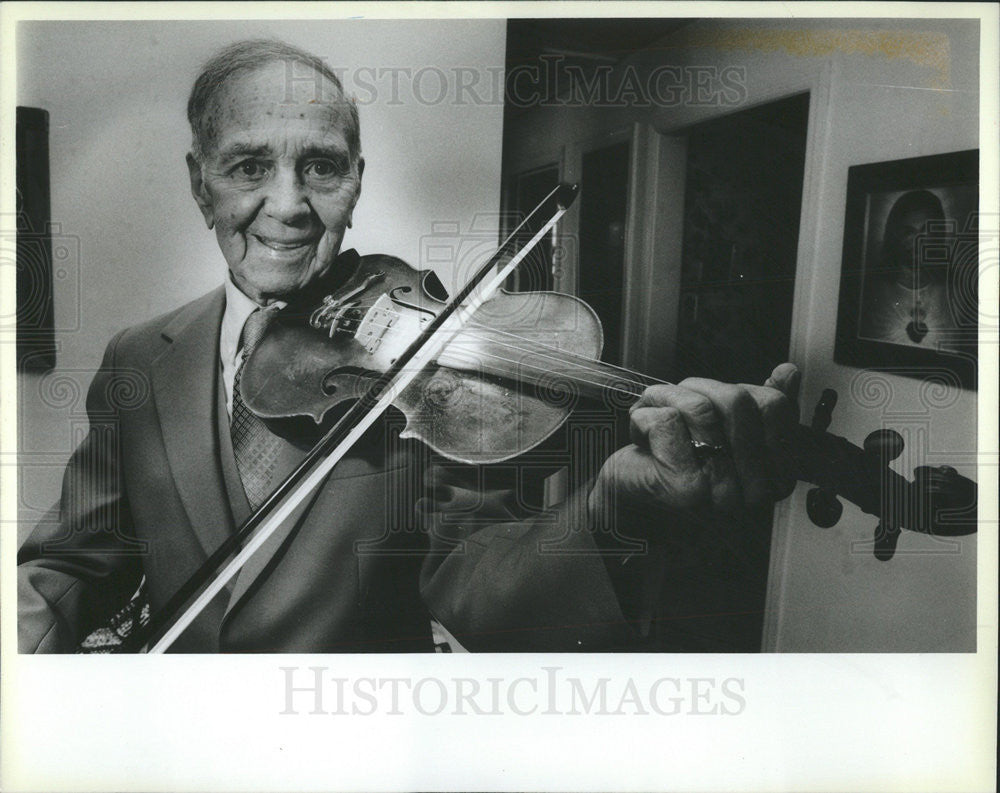 1988 Press Photo Violinist Tommie Ryan - Historic Images