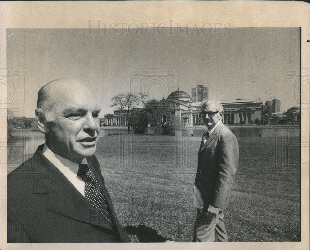 1976 Press Photo Museum Of Science And Industry President Daniel MacMaster - Historic Images