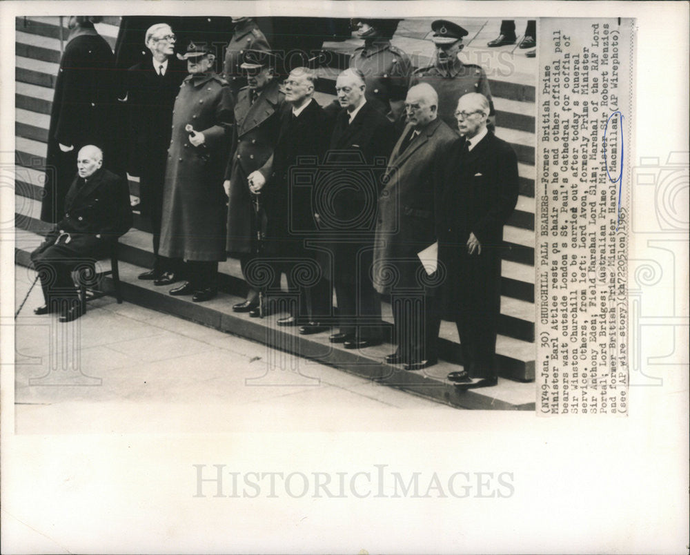 1965 Press Photo British Prime Minister Harold Macmillan - Historic Images