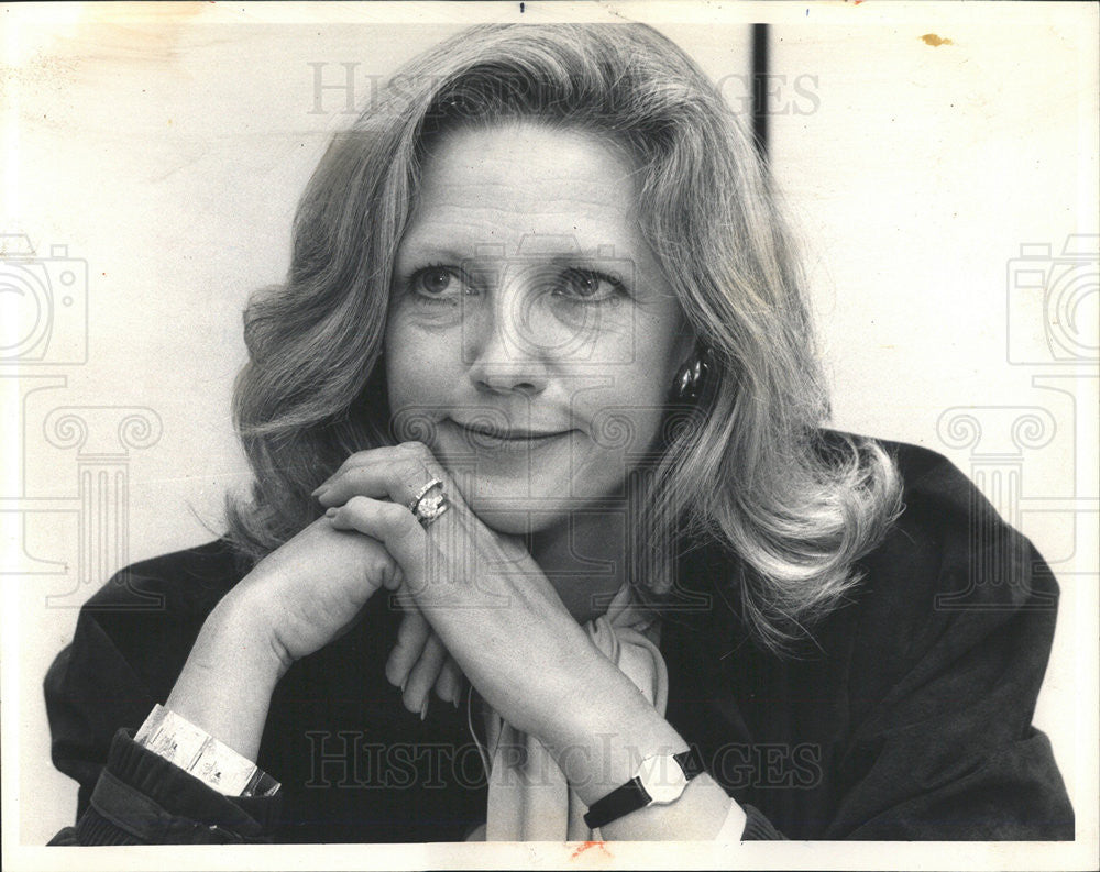 1986 Press Photo Anna Murdoch,author - Historic Images