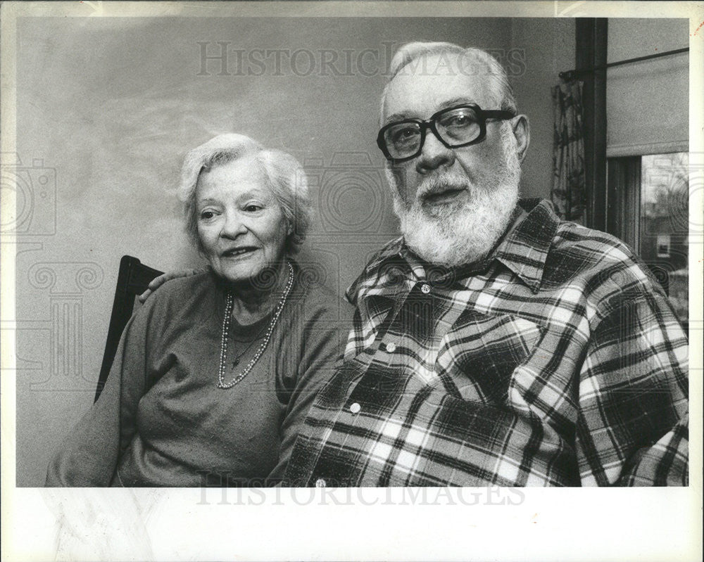 1984 Press Photo Donald Murford and wife Stephanie - Historic Images