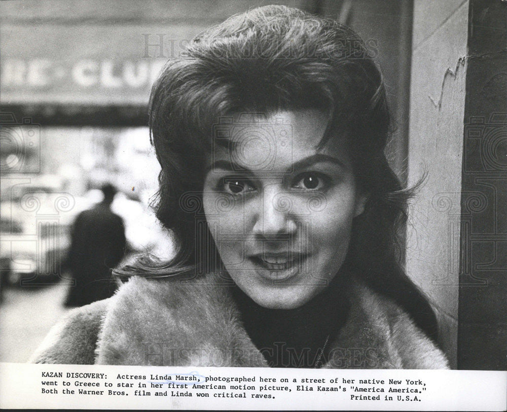 actress Linda Marsh - Historic Images