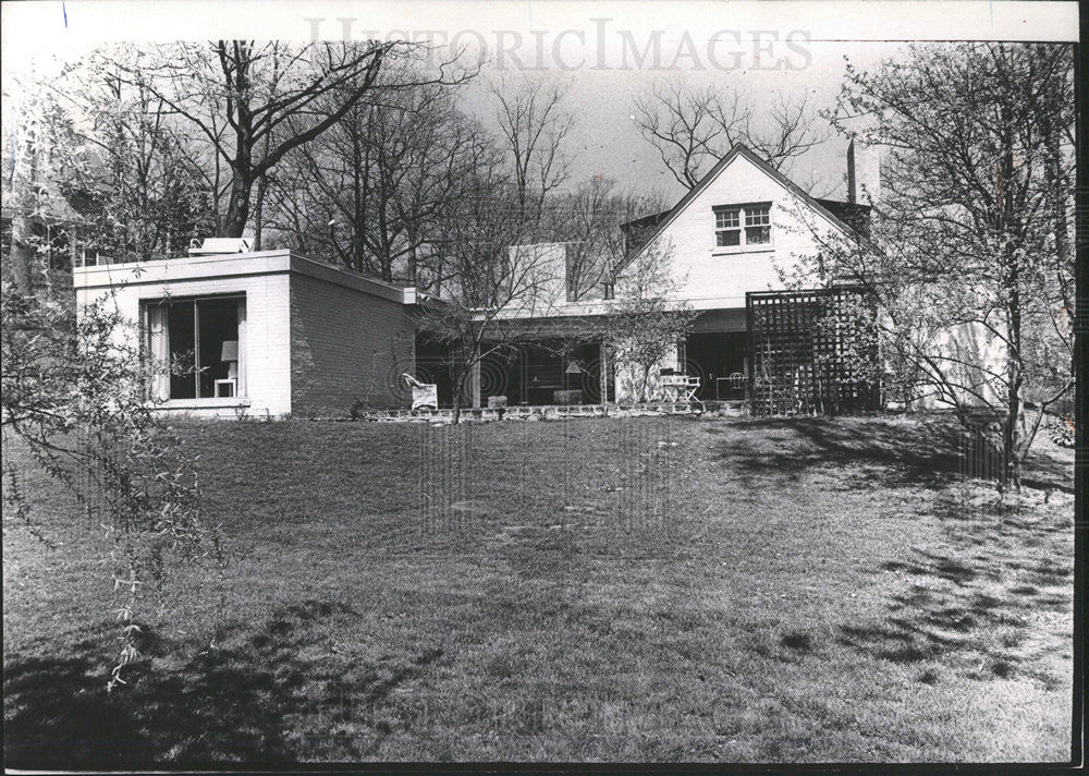 1970 Press Photo MRS. RHODES PATERA HOUSE WINNETKA - Historic Images