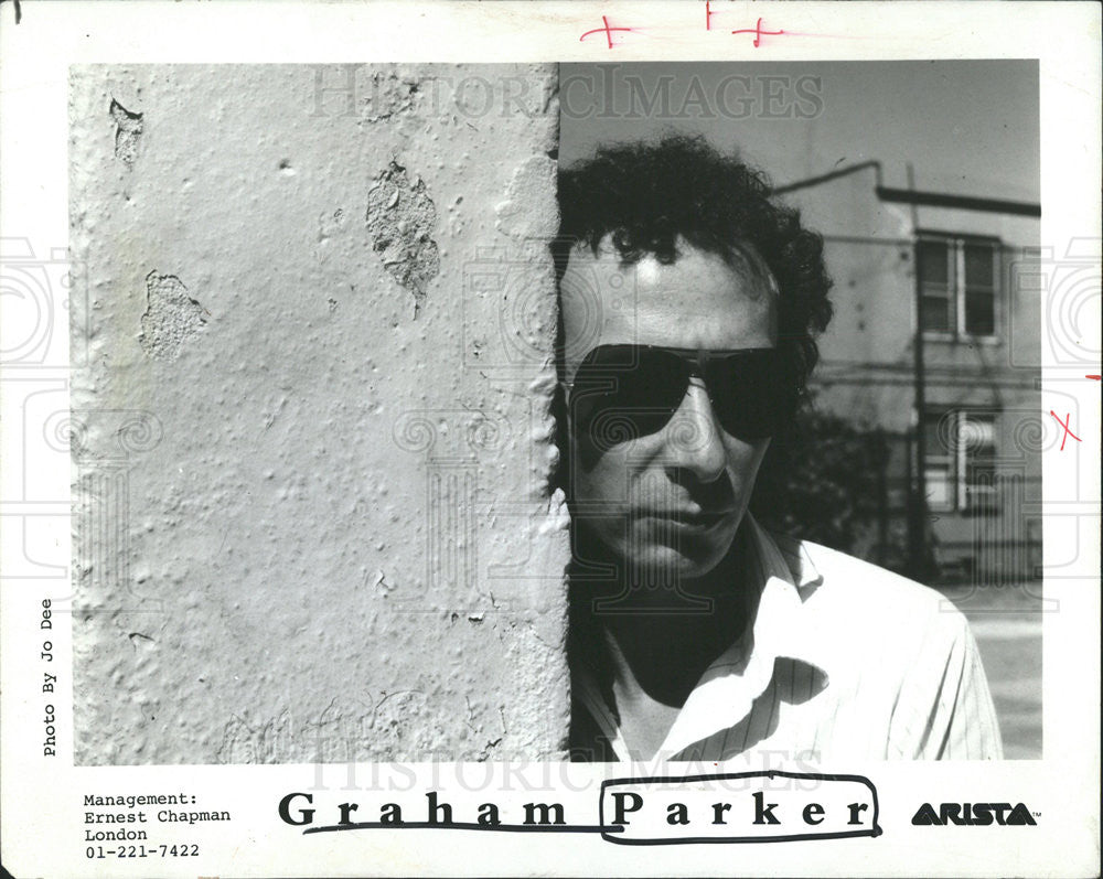 PRESS PHOTO GRAHAM PARKER BRITISH ROCK SINGER SONGWRITER - Historic Images