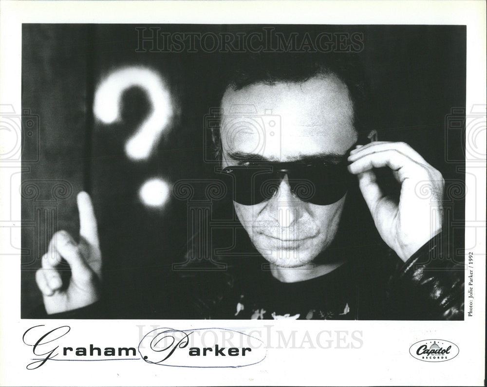 1992 Press Photo Graham Parker,musician - Historic Images