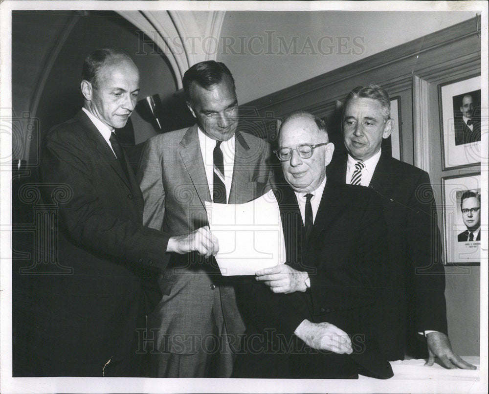 1962v Press Photo Walter H. moses president Chicago bar assn - Historic Images