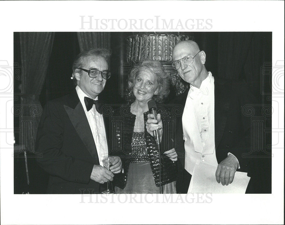 1982 Press Photo Roland Nemond Nancy Walter Hare Warren Johnson - Historic Images