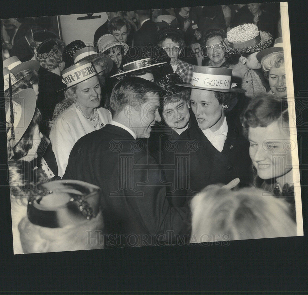 1964 Press Photo Charles H Percy Women Luncheon - Historic Images