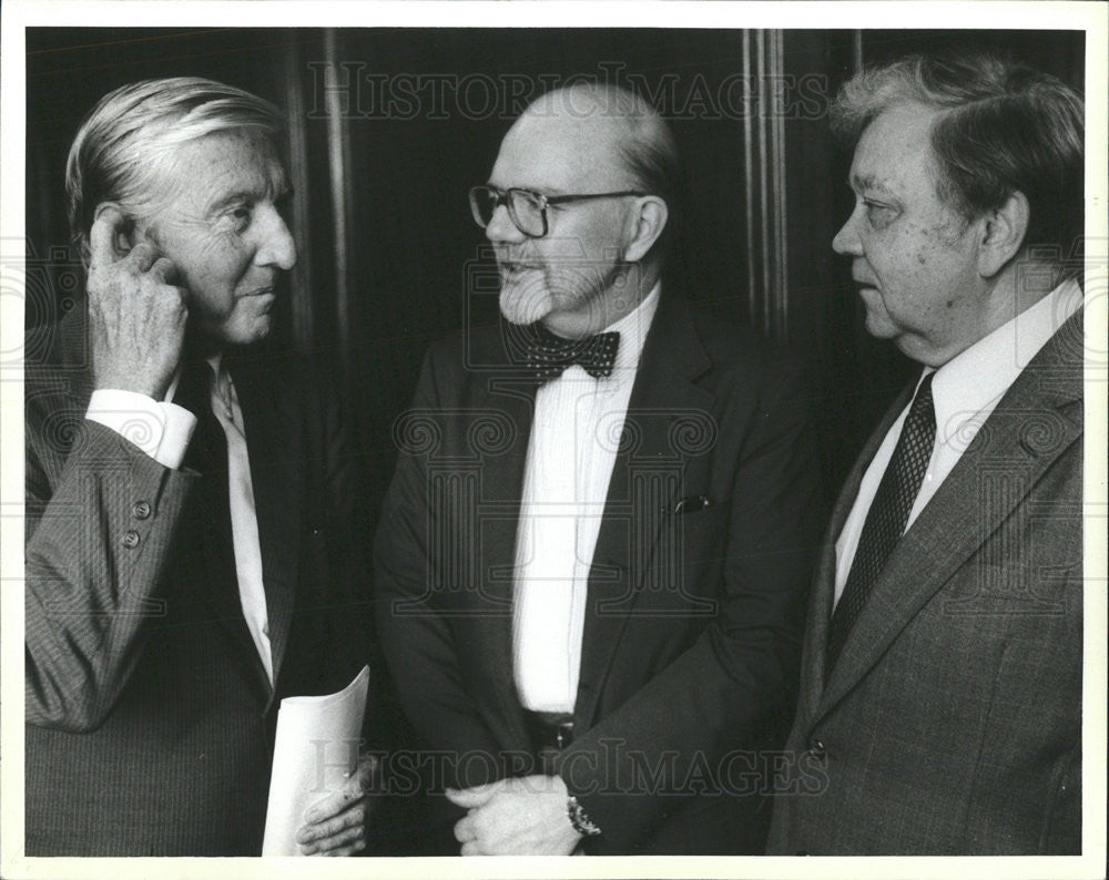 1984 Press Photo John Perkins,John McDermott,Ed Marciniak - Historic Images