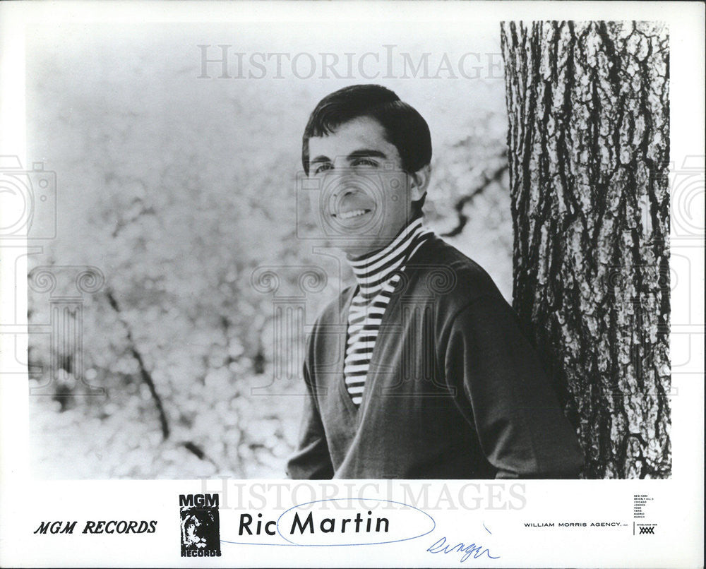 1968 Press Photo Singer Ric Martin - Historic Images